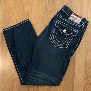 True Religion Men’s Super QT Straight Jean w/ Flap
